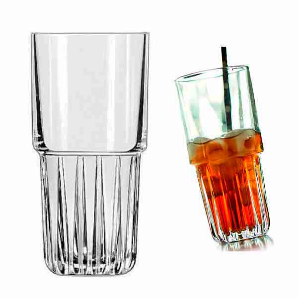 Vaso alto de vidrio, alta calidad Cooler Everest 6 PIEZAS