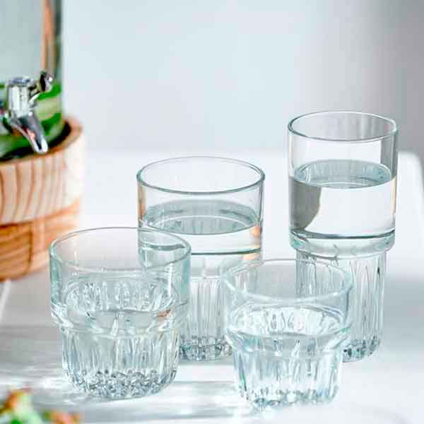 Vaso alto de vidrio, alta calidad Cooler Everest 6 PIEZAS