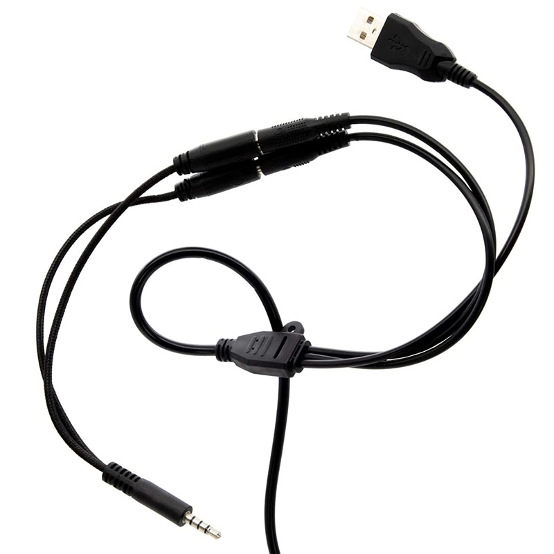 DIADEMA GAMER YEYIAN YH2000 CON MICROFONO TEMPEST LED MULTIPLATAFORMA NEGRO CON ROJO