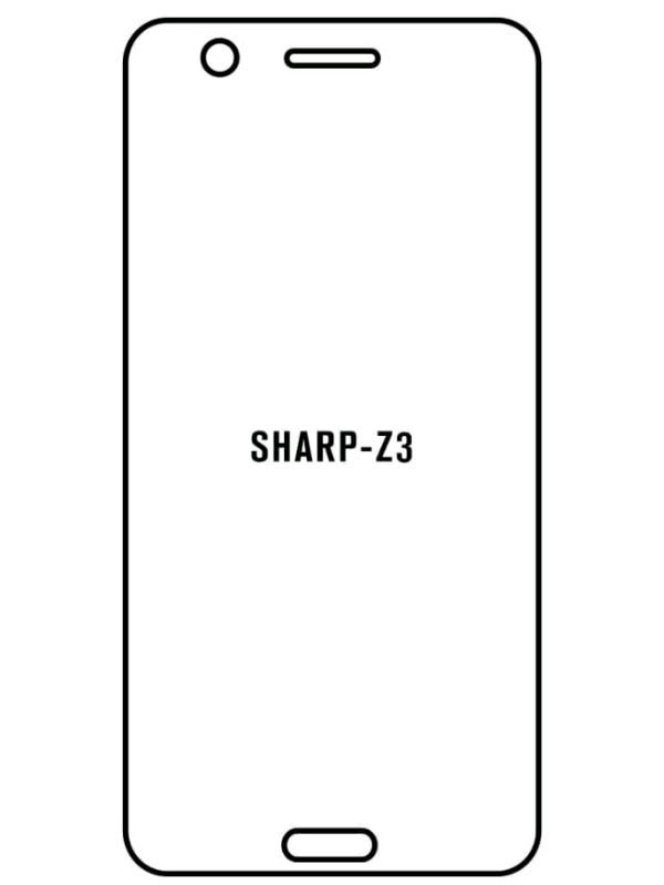SUNSHINE Protector de Pantalla de Hidrogel Premium Para SHARP Z3 FS8009