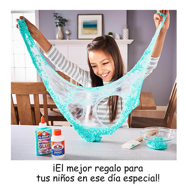 Slime Para Hacer Crunchy Crujiente Pegamento kit Completo Elmers