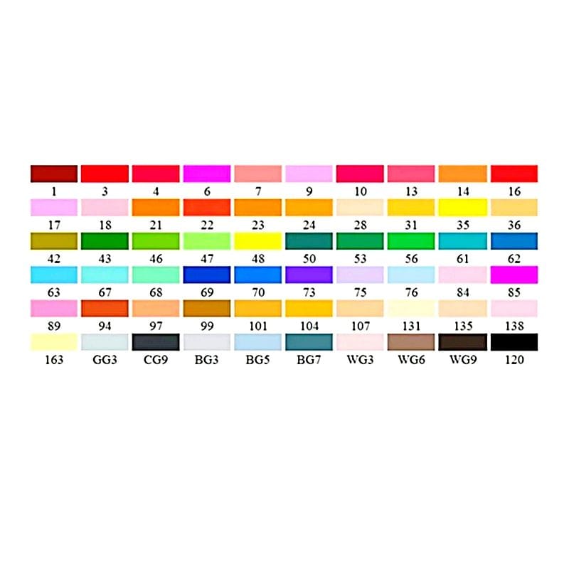 Marcadores Doble Punta De 60 Colores