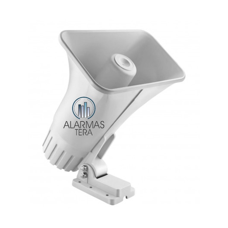 Sirena Tipo Corneta 30w Vecinal 12V Tipo Bancaria inalambrica Wifi Tuyasmart