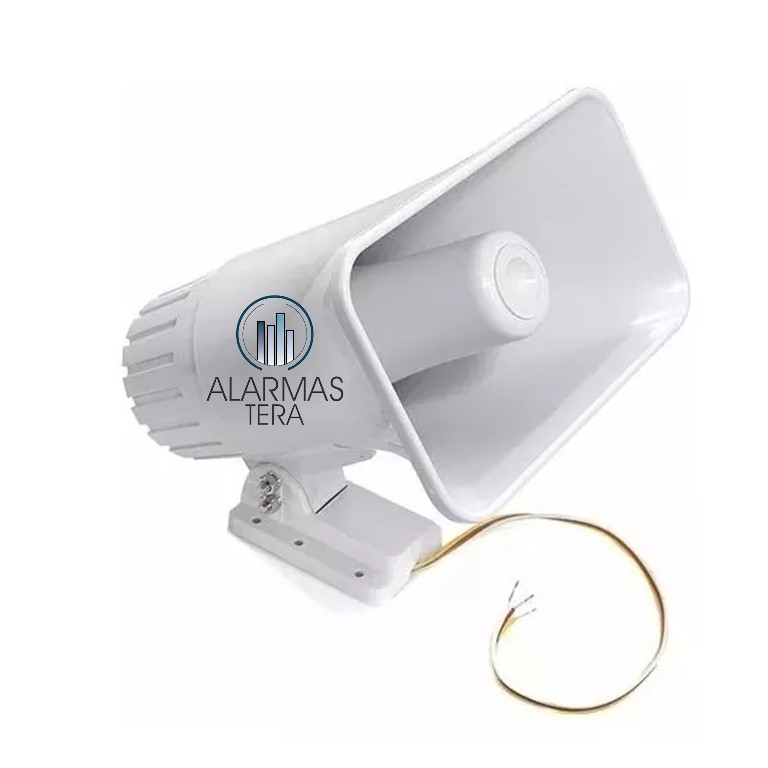 Sirena Tipo Corneta 30w Vecinal 12V Tipo Bancaria inalambrica Wifi Tuyasmart