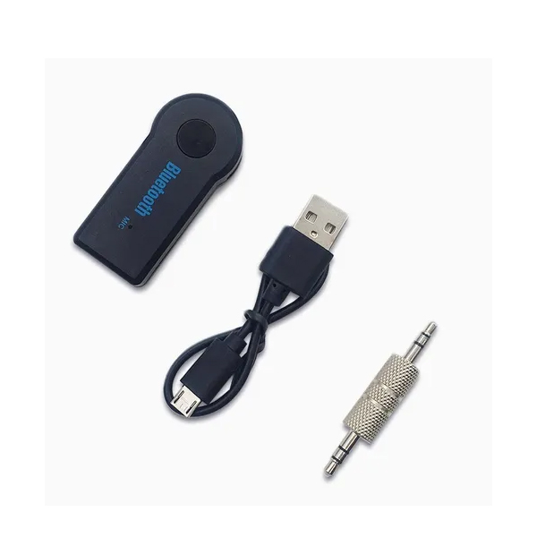 Transmisor Bluetooth Receptor Auxiliar 3.5 Manos Libres Recargable