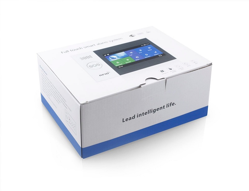 T30 Alarma para casa inalambrica Wifi Gsm Celular RFID Tuyasmart Smartlife Alexa  (4 Magnetico)