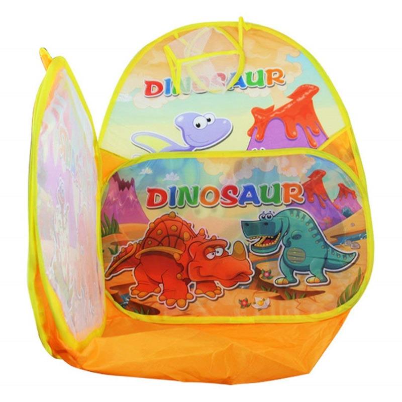 Pelotero De Tela Estimulación Dinosaurio Bebé 50 Pelotas