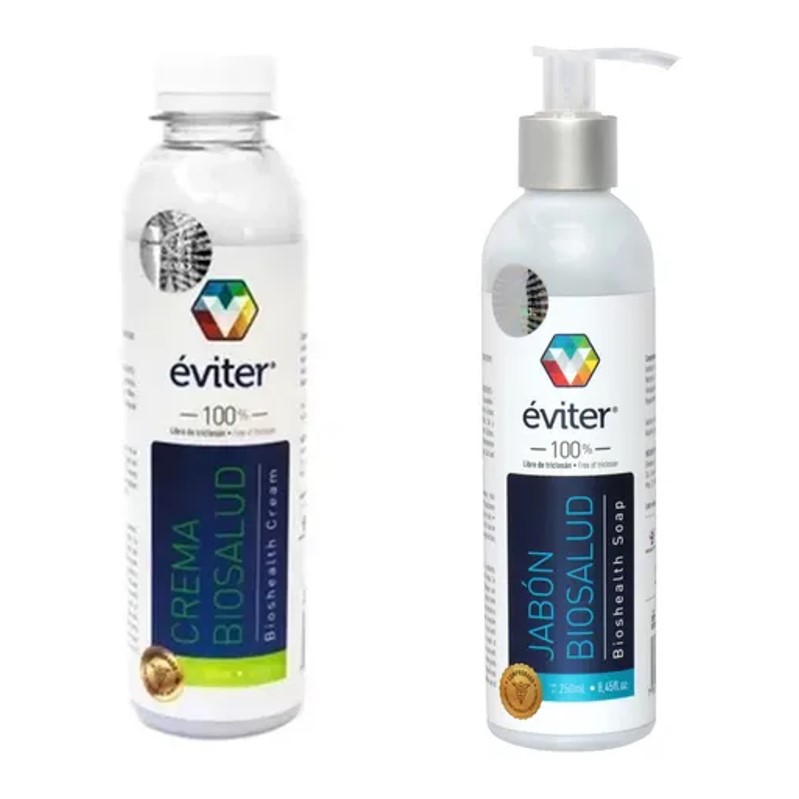 Kit Antiséptico 2 piezas Jabón y Crema Eviter 250ml