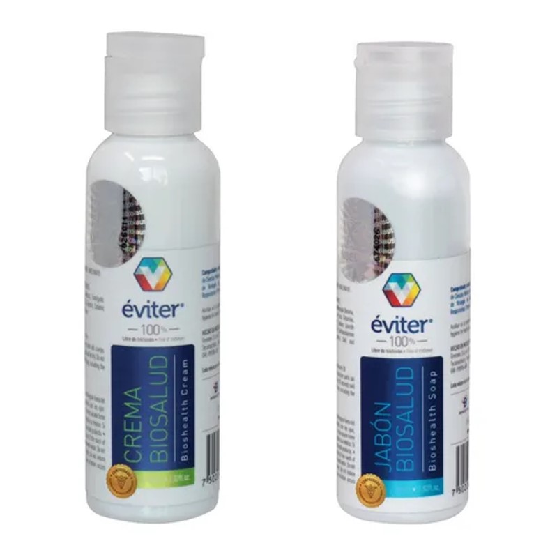 Combo Jabón Antiseptico + Crema Antiseptica Eviter 60ml