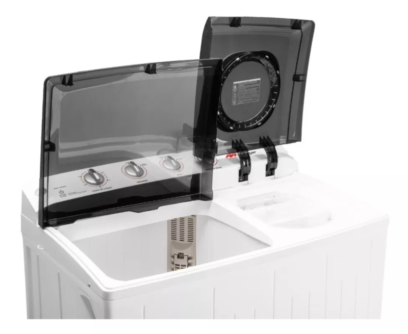 Lavadora Mirage LMS013M-L 13 Kg 2 tinas Semiautomática ENTREGA SÓLO VÁLIDA EN LA CIUDAD DE MÉXICO Y ZONA METROPOLITANA