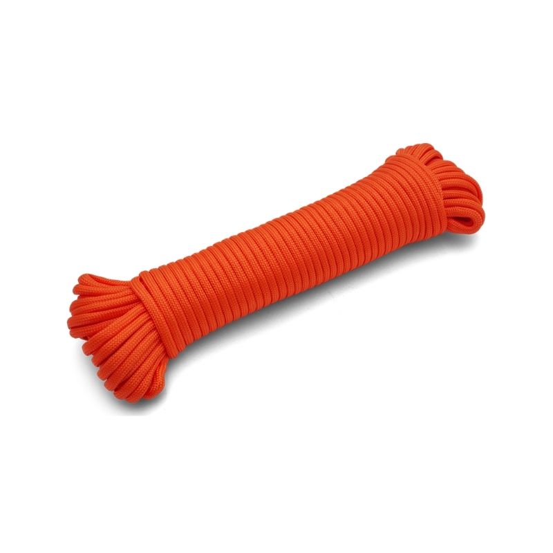 Cuerda paracord de siete hebras de núcleo interno 7mm naranja Coghlan's 1456