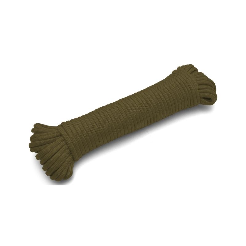 Cuerda paracord de siete hebras de núcleo interno 7mm verde Coghlan's