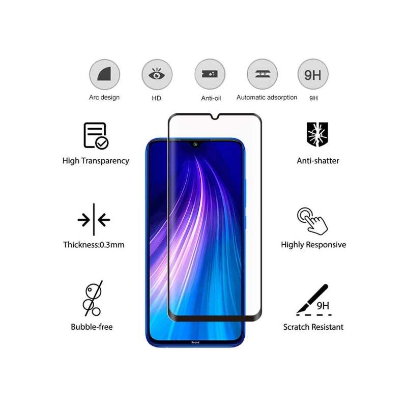 Mica + Funda Xiaomi Redmi Note 8 Contra Golpes