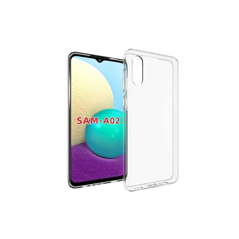 Mica + Funda Samsung A02 Transparente Anti Golpes