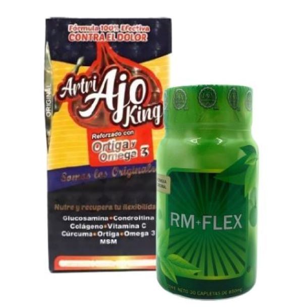 KIT 1 Artri Ajo King 100 capsulas + 1 Rm+flex de 30 tabletas 100% original