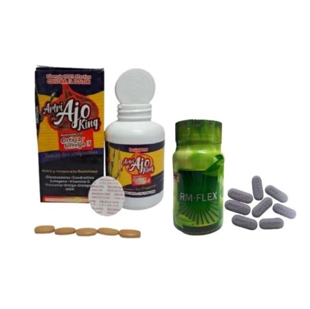 KIT 1 Artri Ajo King 100 capsulas + 1 Rm+flex de 30 tabletas 100% original