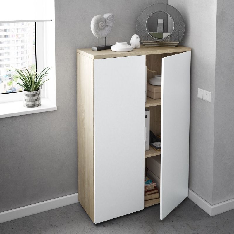 OFFICE Estantería con puertas