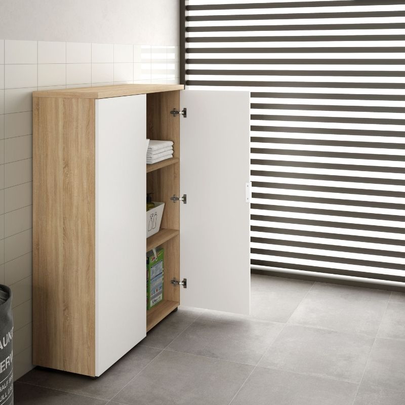 OFFICE Estantería con puertas