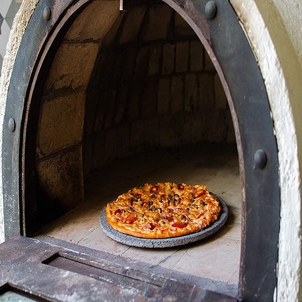 Comal Comalli - Comal De Piedra Volcánica Para Fuego Directo, Horno o Asador. Parilla de Piedra Volcánica, especial para pizzas, carnes y tortillas!