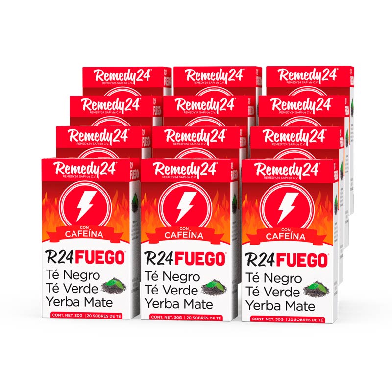 Pack 12 Cajas Té Remedy24 Fuego