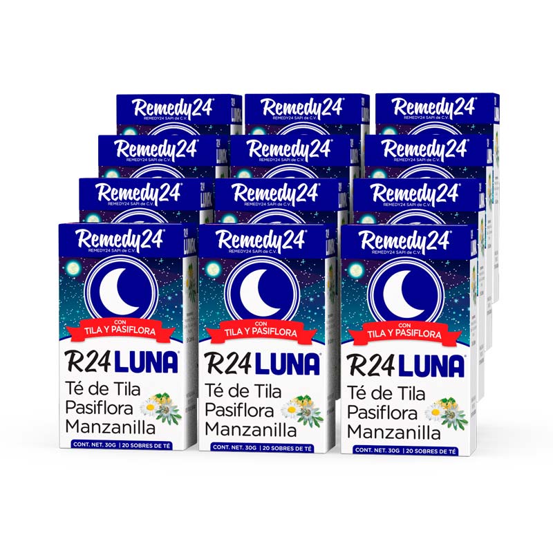 Pack 12 Cajas Té Remedy24 Luna