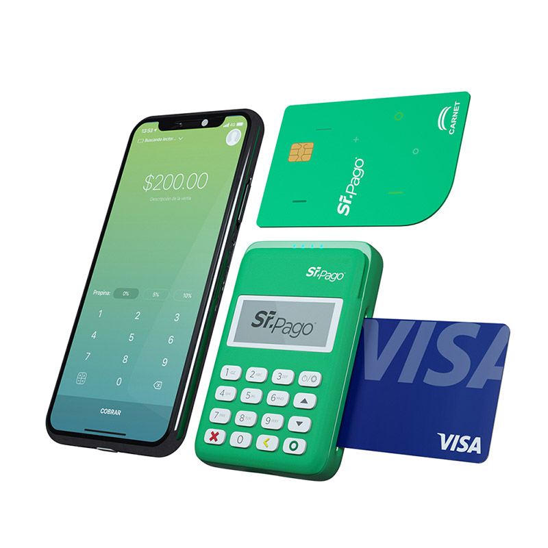 TERMINAL PUNTO DE VENTA PORTATIL SR PAGO PIN PAD MINI