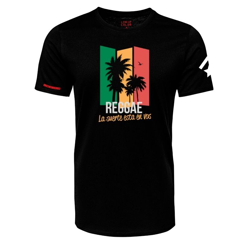 Line of Color playera reggae en la playa