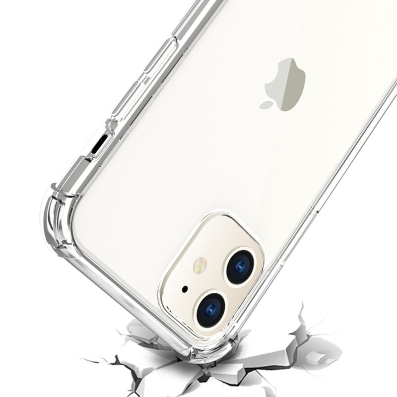 Funda iPhone 11 Transparente 2 en 1 Acrigel Silicon y Acrilico Pantalla 6.1 Pulgadas