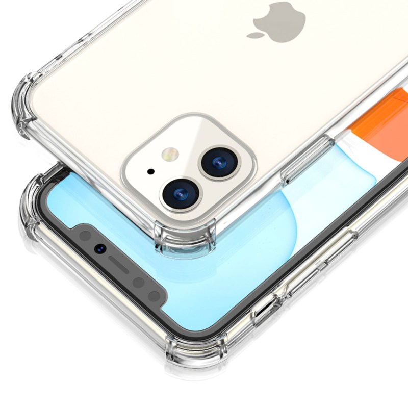 Funda iPhone 11 Transparente 2 en 1 Acrigel Silicon y Acrilico Pantalla 6.1 Pulgadas
