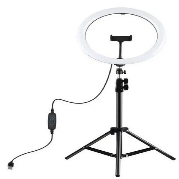 Aro De Luz De 10 Con Tripie Metálico De 1.60 Ajustable