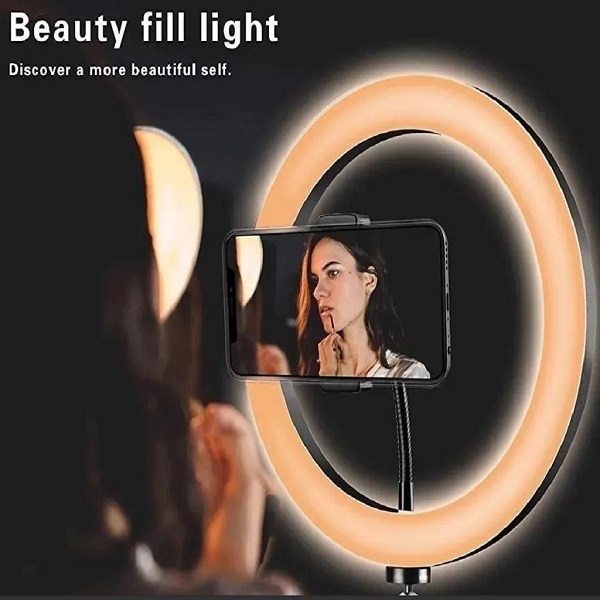 Aro De Luz De 10 Con Tripie Metálico De 1.60 Ajustable