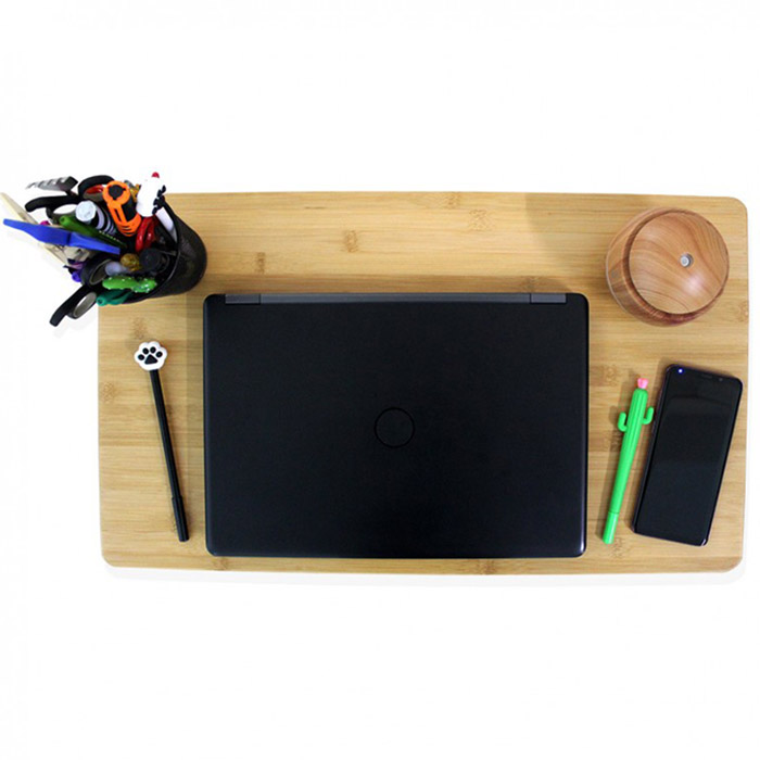 Mesa Soporte Para Laptop De Bambú Resistente Mesa Cama