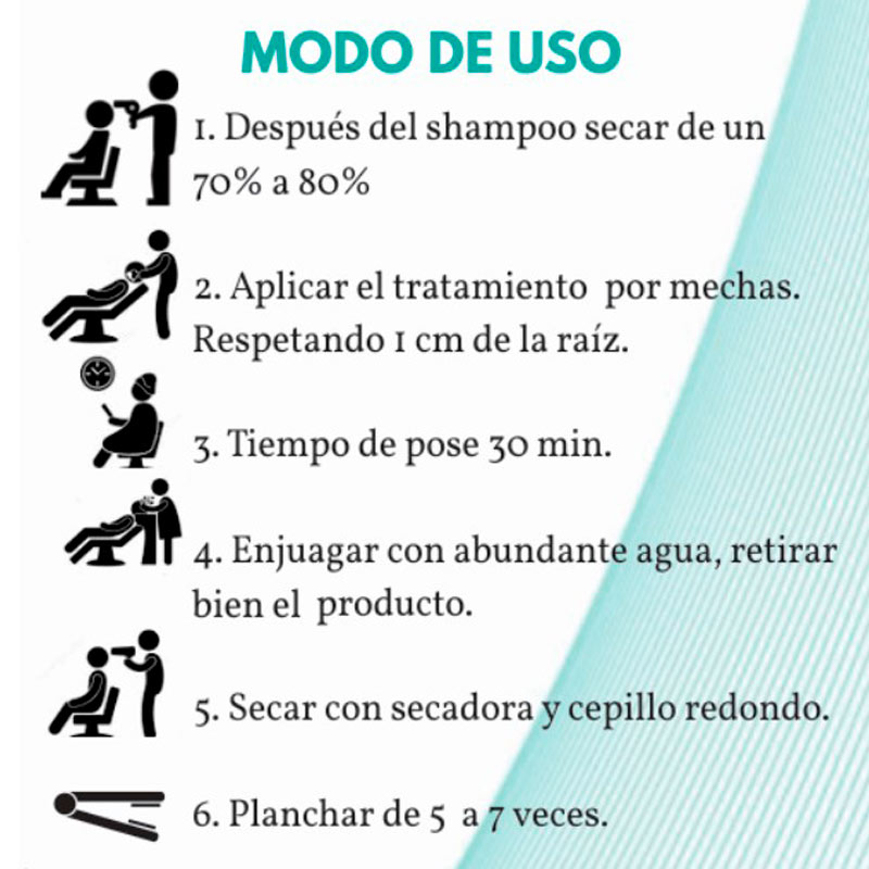 Keratina PiÃº 1lt Claylal, Tratamiento para el cabello 2 pasos.