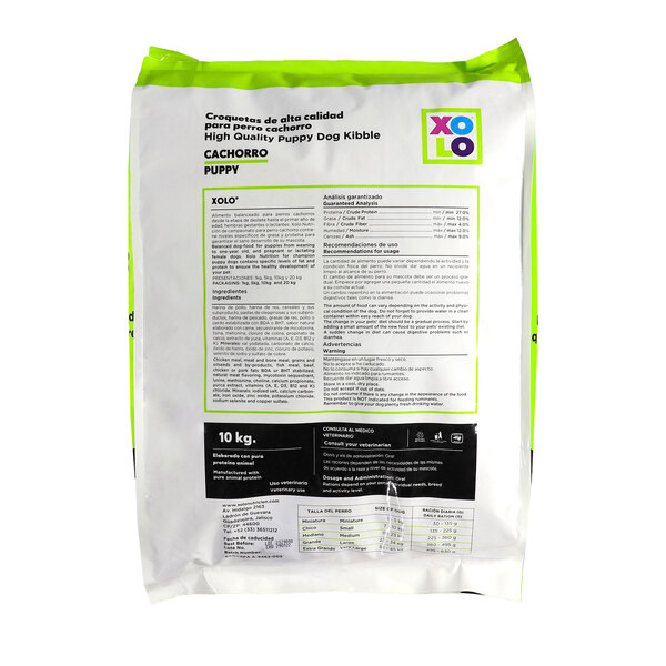 Xolo Croquetas Para Perro Cachorro Premium 10 Kg