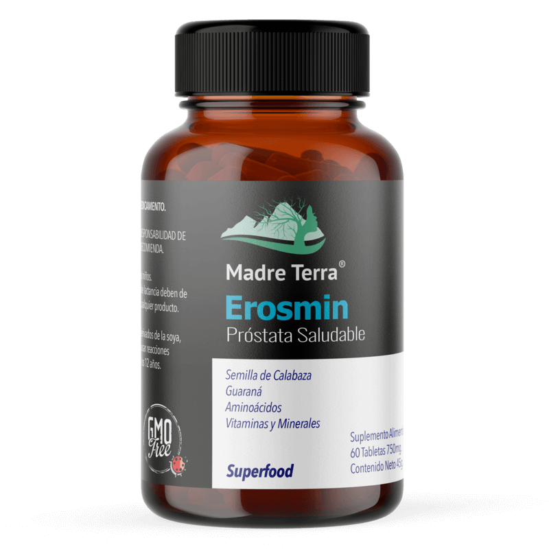 Frasco 180 Cápsulas Próstata Sana Erosmin Erasmin Suplemento