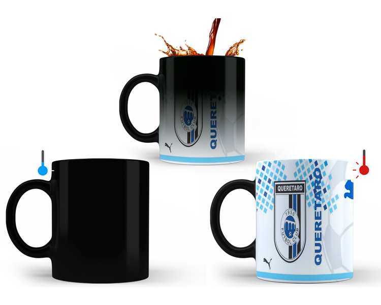 TAZA MAGICA FUTBOL QUERETARO FONDO BLANCO