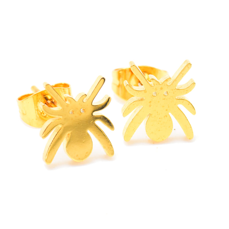 Joya Kit Dije Cadena Aretes Sombra D Arañas Acero