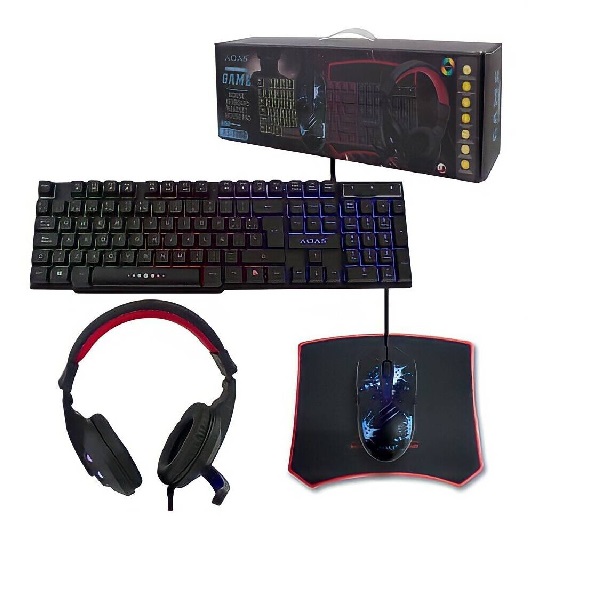 KIT GAMER JUEGO DE 4 PIEZAS