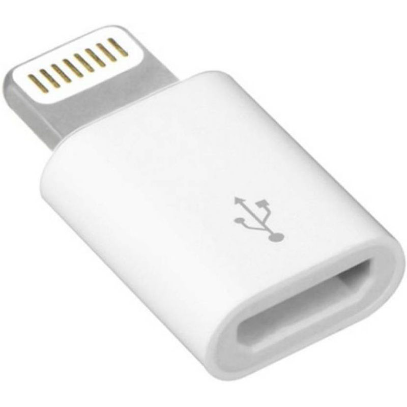 Adaptador V8 Micro USB Hembra Lightning IP Macho