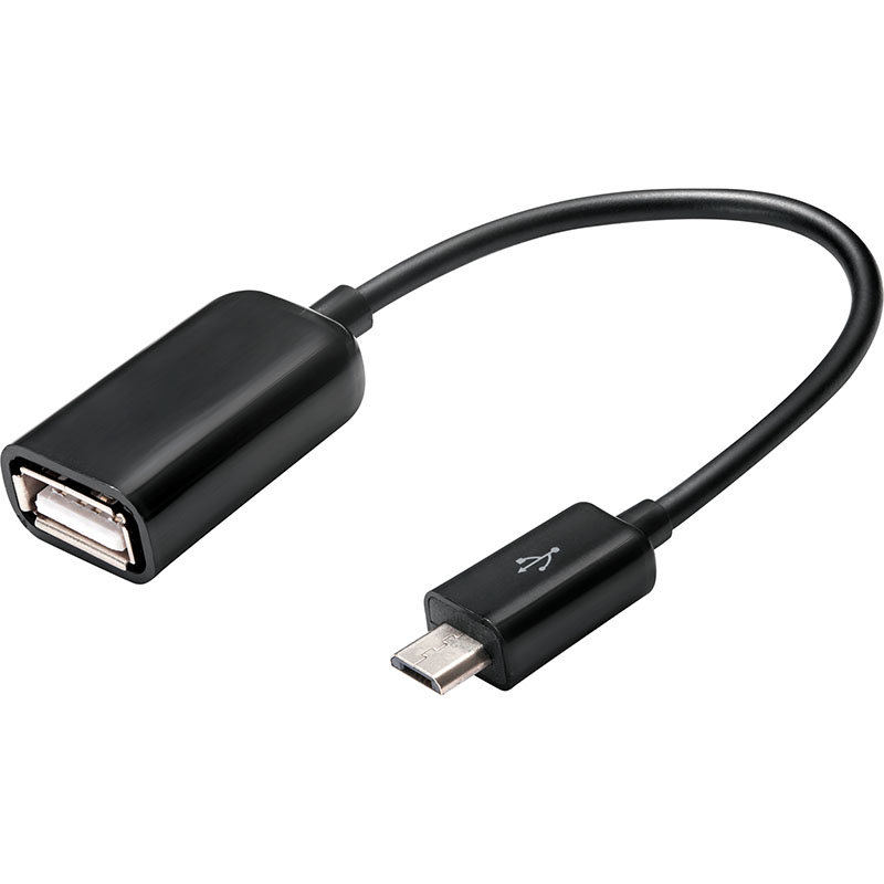 Cable Adaptador OTG USB Micro USB V8 Delgado