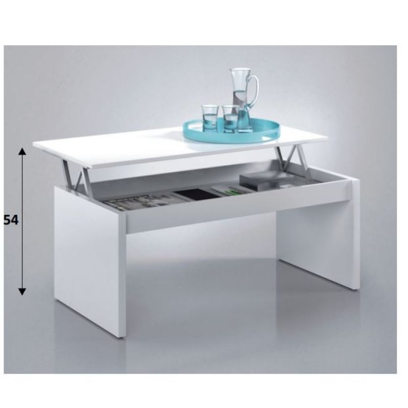 Mesa de centro elevable