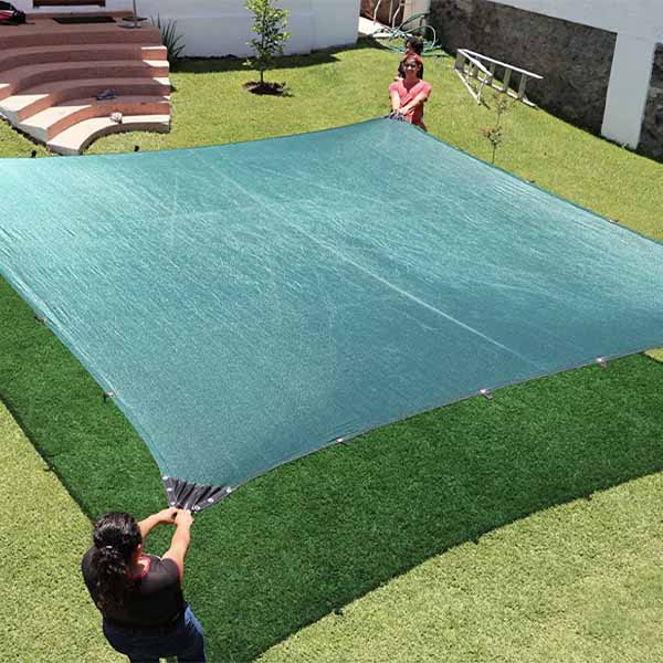 Malla Sombra 4x9 Metros 90% Sombra Confección Reforzada "Lista Para Colocar" Verde