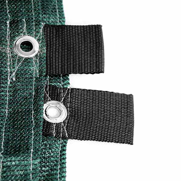 Malla Sombra 4x9 Metros 90% Sombra Confección Reforzada "Lista Para Colocar" Verde