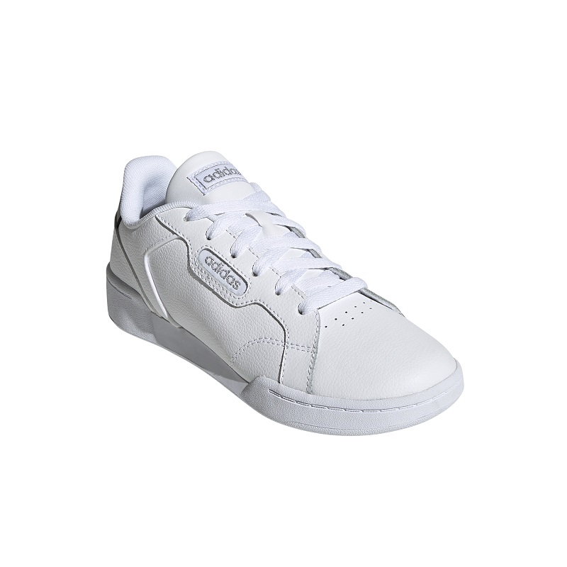Tenis Adidas Juvenil Tensaur K Blanco De Piel Deportivo