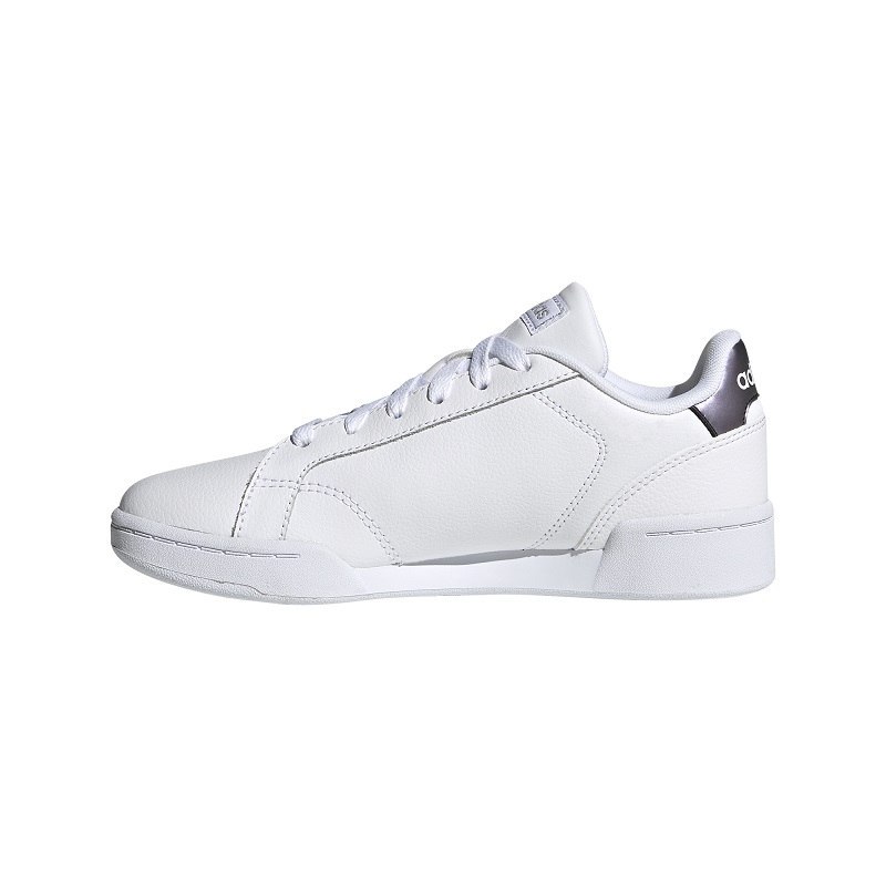 Tenis Adidas Juvenil Tensaur K Blanco De Piel Deportivo
