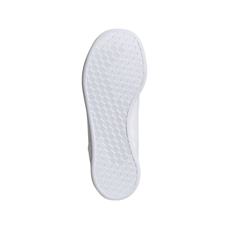 Tenis Adidas Juvenil Tensaur K Blanco De Piel Deportivo