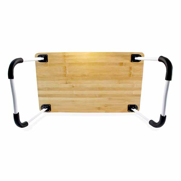 Mesa Soporte Para Laptop De Bambú Resistente Mesa Cama Mediana