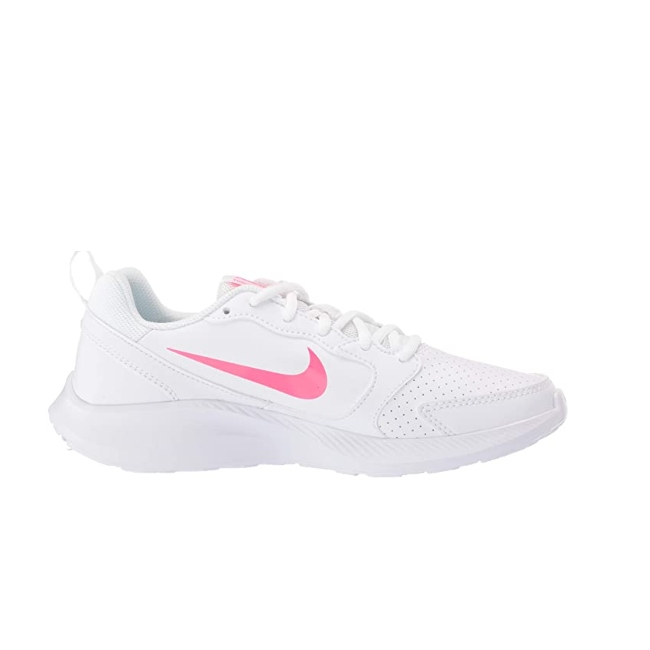 TENIS NIKE TODO BLANCO-ROSA PARA MUJER BQ3201-100