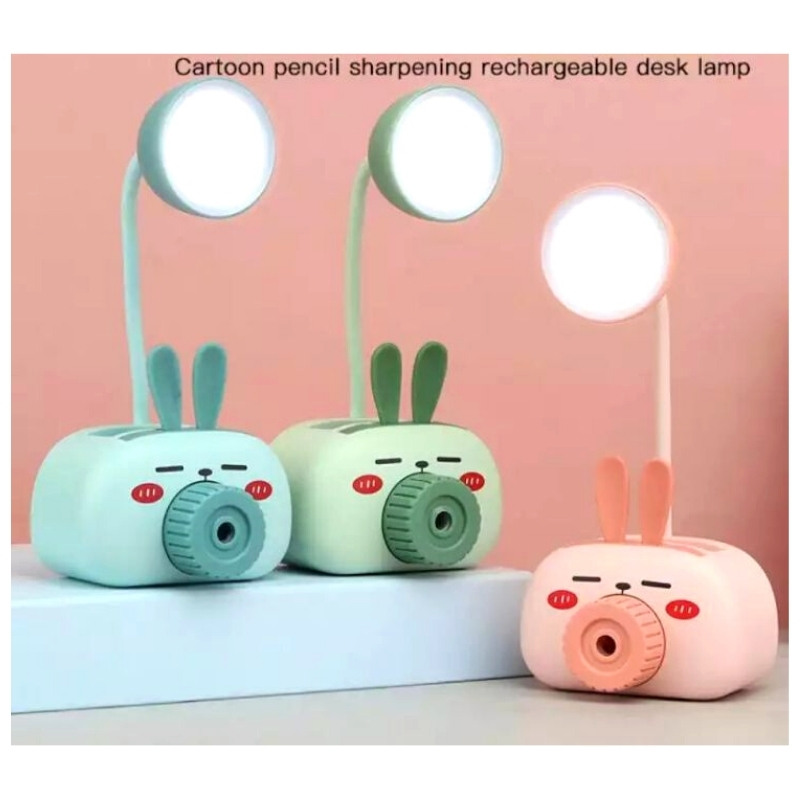 Mini Lámpara, porta lápices y sacapuntas, LBP, Animales