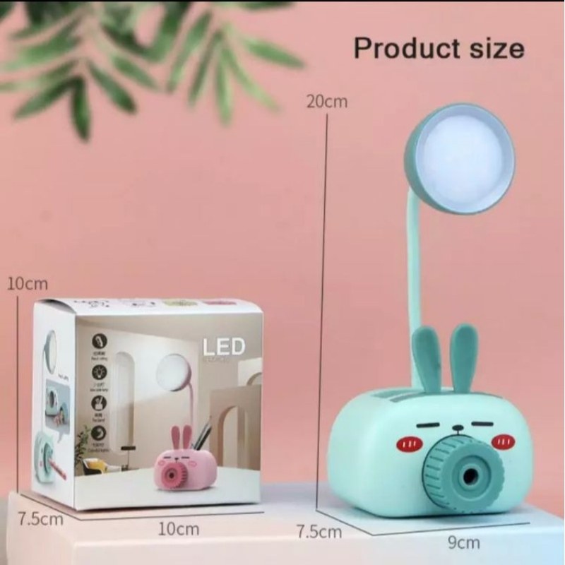 Mini Lámpara, porta lápices y sacapuntas, LBP, Animales